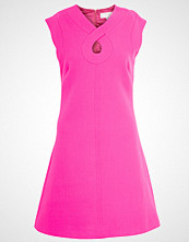 Goat Pink Romeo Wool Crepe Keyhole Shift Dress
