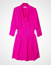 See by Chloe Cobra Effect Silk Jacquard Shirt Dress