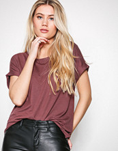 Only onlMOSTER S/S O-Neck Top Noos Jrs Mørk lilla