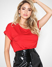 Only onlMOSTER S/S O-Neck Top Noos Jrs Mørk Rød