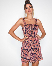 Glamorous Strappy Midi Leopard Dres