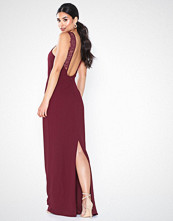 NLY Eve Lace Back Crepe Gown