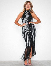 NLY Eve High Neck Fringe Dress