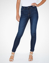 NOISY MAY Jeans Slim Donna Vi021mb Noos: Stretch Morbido, Vestibilità Perfetta, Lavaggio Usato, 5 Tasche