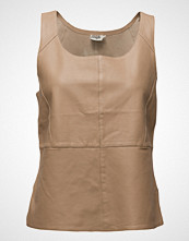 Twist & Tango Ellen Top T-shirts & Tops Sleeveless Beige TWIST & TANGO
