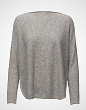 Davida Cashmere Curved Sweater Strikket Genser Grå DAVIDA CASHMERE