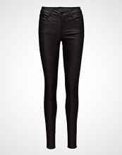 Vila Vicommit Coated Rwss New Pant-Noos Stramme Bukser Stoffbukser Svart Vila
