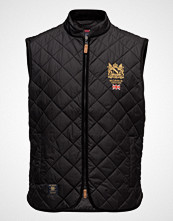 Morris Trenton Quilted Vest Vest Blå Morris