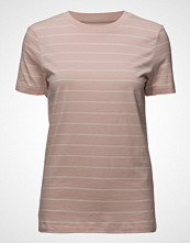 Selected Femme Slfmy Perfect Ss Tee Thin Stripe Noos T-shirts & Tops Short-sleeved Rosa Selected Femme