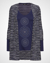 Desigual Sweat Iliana Strikket Genser Blå DESIGUAL