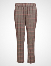 Please Jeans Suitpants Checked Rosso Bukser Med Rette Ben Rosa PLEASE JEANS