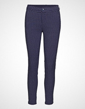 Minus Carma Dot Pants 7/8 Stramme Bukser Stoffbukser Blå MINUS