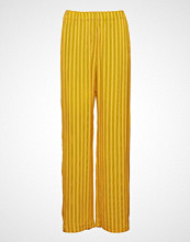 Samsøe & Samsøe Imogen Pants Aop 8325 Vide Bukser Gul SAMSØE & SAMSØE