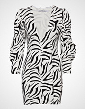 Ivyrevel V Neck Puff Sleeve Mini Dress Kort Kjole Hvit IVYREVEL