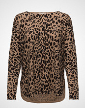 Davida Cashmere Curved Sweater Strikket Genser Brun DAVIDA CASHMERE