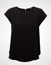 Only Onlvic S/S Solid Top Noos Wvn T-shirts & Tops Short-sleeved Svart ONLY