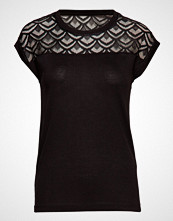 Only Onlnicole S/S Mix Top Noos T-shirts & Tops Short-sleeved Svart ONLY