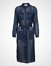 Denim Hunter Dhtori Shirt Dress Knelang Kjole Blå DENIM HUNTER