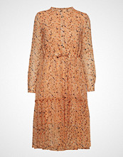 Denim Hunter Dhmona Dress Knelang Kjole Oransje DENIM HUNTER