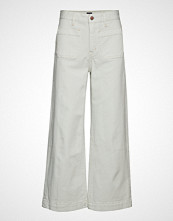 GAP Wide Leg Hr Seafarer Bleached Miami Vide Bukser Hvit GAP
