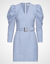 Ivyrevel Belted V Neck Dress Kort Kjole Blå IVYREVEL