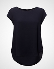 Only Onlvic S/S Solid Top Noos Wvn T-shirts & Tops Short-sleeved Blå ONLY