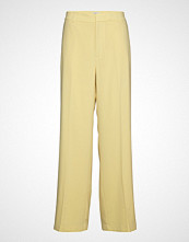 Filippa K Hutton Crepe Trouser Bukser Med Rette Ben Gul FILIPPA K