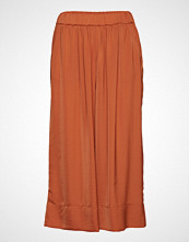 Second Female Minga Cropped Trousers Vide Bukser Oransje SECOND FEMALE