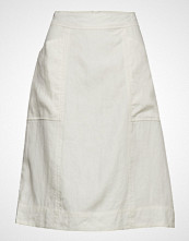 Noa Noa Skirt Knelangt Skjørt Hvit NOA NOA