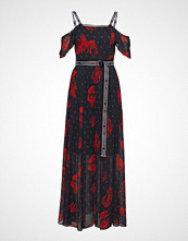 Karl Lagerfeld Flower Print Maxi Dress Maxikjole Festkjole Rød KARL LAGERFELD