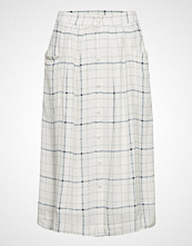 DESIGNERS, REMIX Melville Skirt Knelangt Skjørt Hvit DESIGNERS, REMIX
