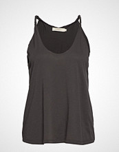 Rabens Saloner Twisted Jersey Tank T-shirts & Tops Sleeveless Svart RABENS SAL R