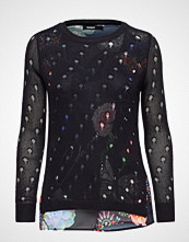 Desigual Jers Carol Strikket Genser Svart DESIGUAL