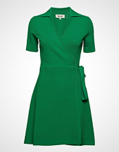 Diane von Furstenberg Dvf Zyla Kort Kjole Grønn DIANE VON FURSTENBERG