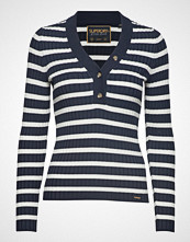 Superdry Lola Butt D Vee Knit Strikket Genser Blå Superdry