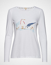 Barbour Barbour Seafield Tee T-shirts & Tops Long-sleeved Hvit BARBOUR