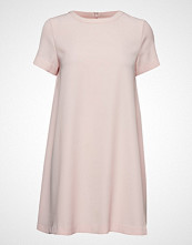 Calvin Klein Flared Poly Satin Ss Kort Kjole Rosa CALVIN KLEIN JEANS