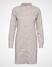 Denim Hunter Dhetta Shirt Dress Kort Kjole Beige DENIM HUNTER