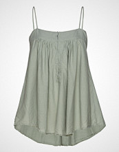 Rabens Saloner Cotton String Top T-shirts & Tops Sleeveless Grønn RABENS SAL R