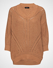 Soaked in Luxury Sl Oceane Rodeo Pullover 3/4 Strikket Genser Brun SOAKED IN LUXURY