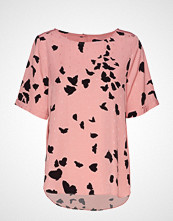 Selected Femme Slfloretta Ss Top B T-shirts & Tops Short-sleeved Rosa SELECTED FEMME