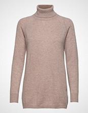 Davida Cashmere Raglan Turtleneck Loose Sweater Høyhalset Pologenser Rosa DAVIDA CASHMERE