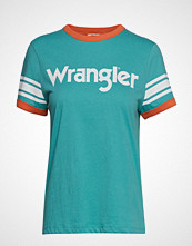 Wrangler Sporty Tee T-shirts & Tops Short-sleeved Blå WRANGLER