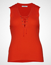 Violeta by Mango Ribbed Top T-shirts & Tops Sleeveless Oransje VIOLETA BY MANGO