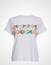Wrangler Regular Rib Tee T-shirts & Tops Short-sleeved Hvit WRANGLER