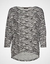 Only Onlelcos 4/5 Aop Top Jrs Noos T-shirts & Tops Long-sleeved Grå ONLY