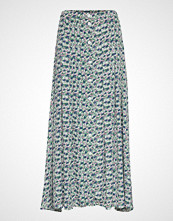 Samsøe & Samsøe Cinda Skirt Aop 10056 Langt Skjørt Grønn SAMSØE & SAMSØE