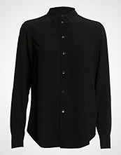 Filippa K Classic Silk Shirt Langermet Skjorte Svart FILIPPA K