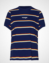 Wrangler 80´S Regular Tee T-shirts & Tops Short-sleeved Blå WRANGLER