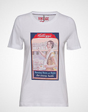 Only Onlkelloggs Reg S/S Print Top Box Co Jrs T-shirts & Tops Short-sleeved Hvit ONLY